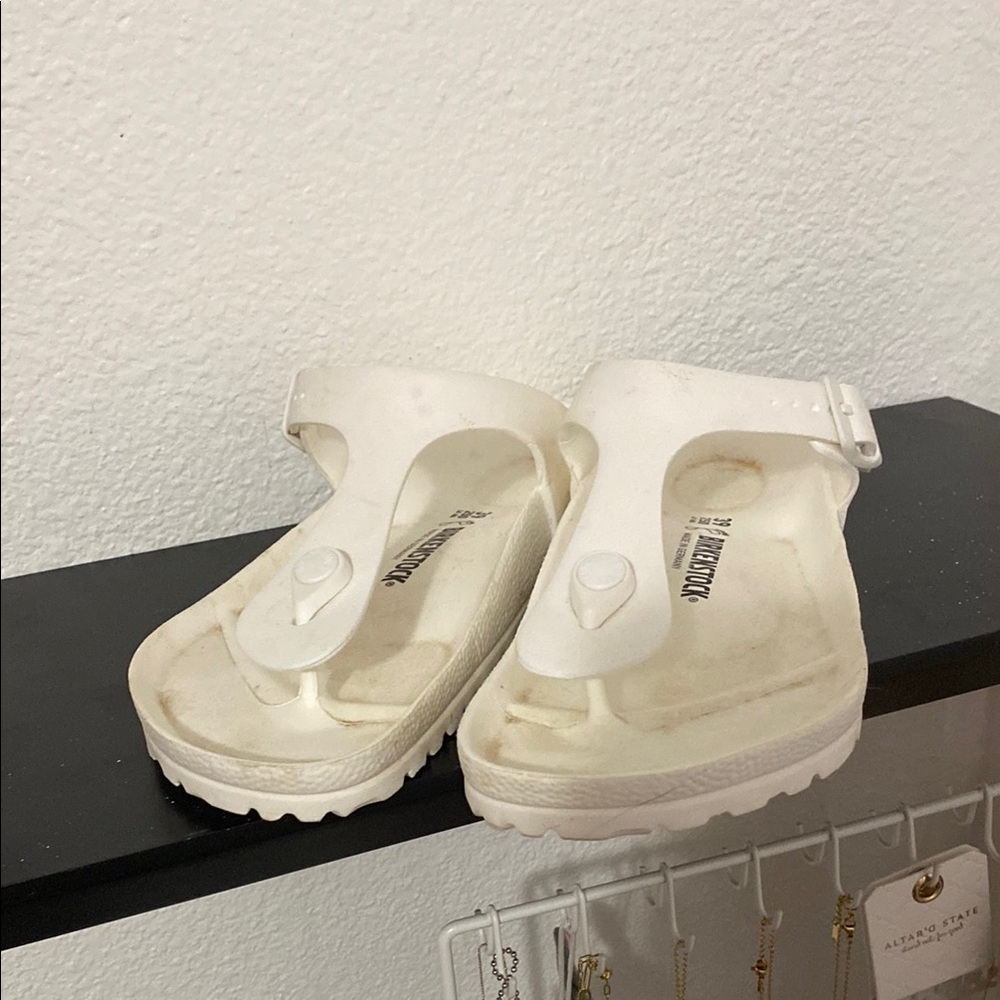 Birkenstock White Sandals
